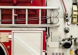 Explosion Attorney - Side of a fire truck